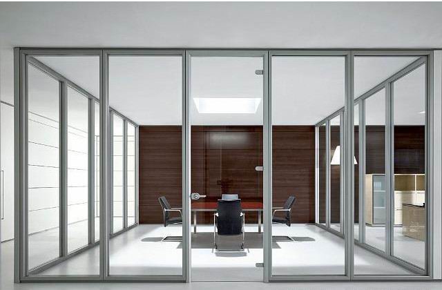 单层玻璃隔断