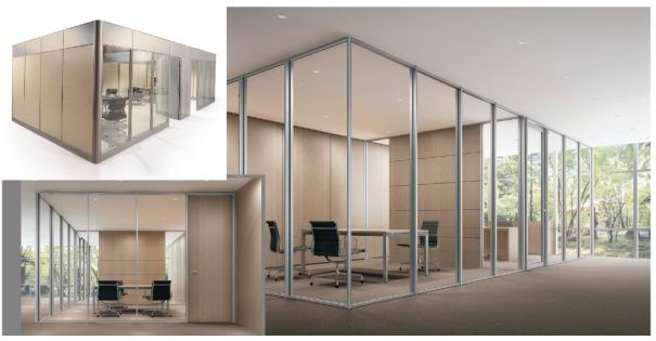 单层玻璃隔断